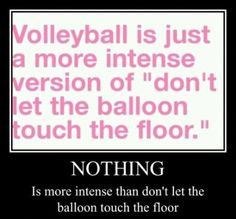 Funny Volleyball Sayings