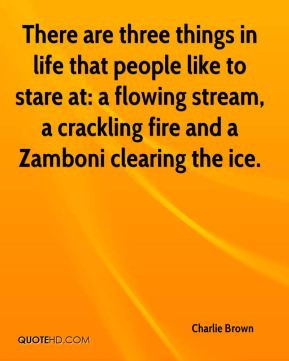 There are three things in life that people like to stare at: a flowing ...