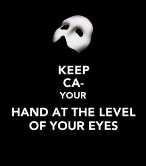 phantom of the opera keep calm poster