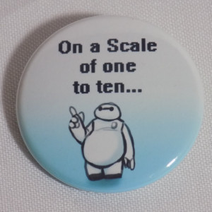 Big Hero 6 Tiny Baymax Quote pinback button pin button