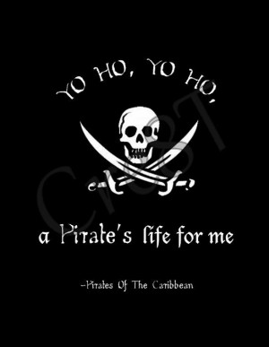 Disney Pirate's Of The Caribbean Movie Quote Print by Cre8T, $2.00 Hey ...