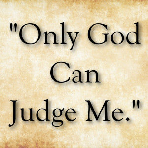 only god can judge me png