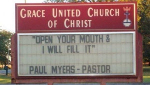 Church sign of the day quotes some pervy pastor (Found here ; For a ...