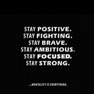 Stay mentally strong