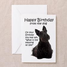 Funny Scottie Birthday Cards for