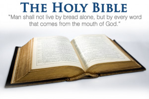 Man shall not live by bread alone but by every word that comes from ...