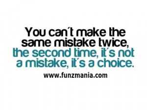 make the same mistake