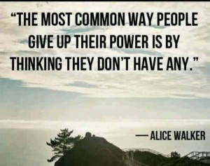 Alice Walker - power