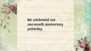 First Anniversary Quotes for Boyfriend