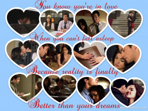 Pretty Little Liars TV Show Aria & Ezra - You know you're in love