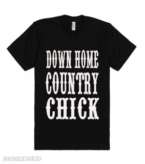 down-home-country-chick-western-style-country-sayings-girls-t-shirt ...