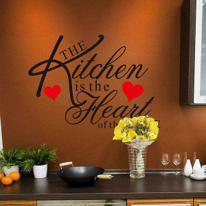 kitchen heart removable wall stickers € 14 95 transparent removable ...