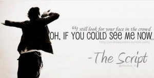 miss you, lyrics, proud, song, still, the script, if you could see me ...