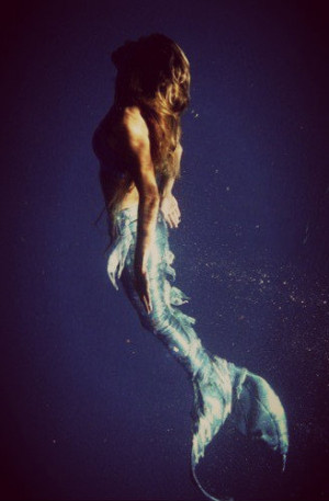 vintage Grunge ocean sea mermaid soft blog vertical vertical imge