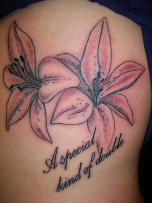 Flower Tattoos on Back