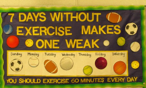 Days Without Physical Activity Makes One Weak Image