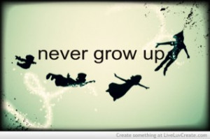 Peter Pan Quotes About Growing Up Peter pan quot.