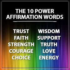The 10 Power Affirmation Words