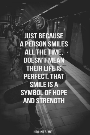 Quote, life, saying, smile, strength, deep