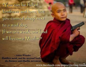 Myanmar Buddhist Monk Wirathu Quote
