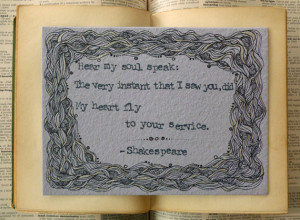 ... , Shakespeare Quote - The Tempest, Literature Art, Love Quote