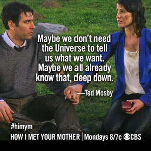 Photo : How I Met Your Mother Facebook Page) Josh Radnor as Ted Mosby ...