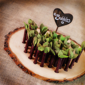 Twig Style Wedding Bubble Favors