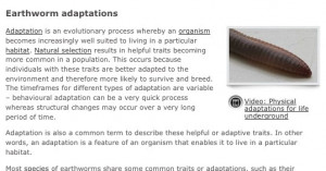 Process, Life Underground, Articles Earthworm, Earthworm Adaptations ...