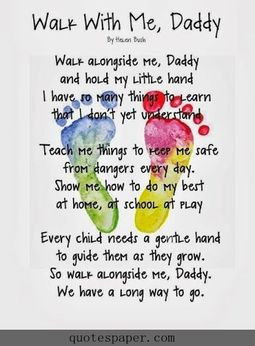 Daddy Walk With Me Quotes Quote