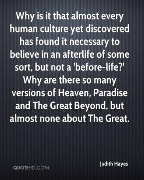 ... , Paradise and The Great Beyond, but almost none about The Great