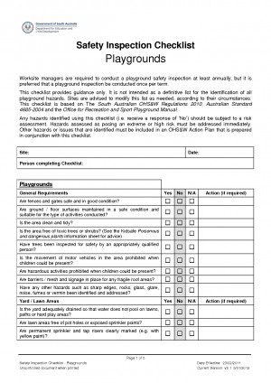 Search Results for: Safety Inspection Checklist
