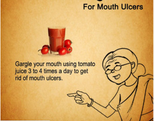 If you have trouble with mouth ulcers, and you want to get rid of them ...