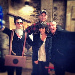 chris colfer lea michele mike o'malley important halloween 2012 adam ...