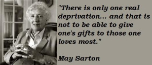 May sarton famous quotes 4