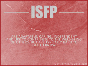 isfp #personality #Personality Theory #mbti #Myers-Briggs Type ...