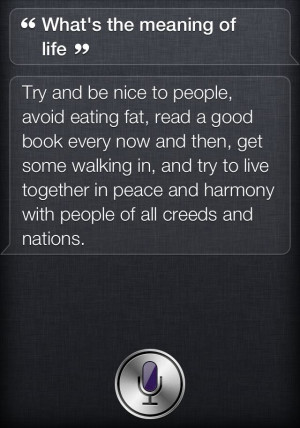 Siri.. Spitting truth