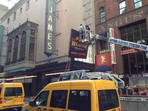 ... the Bullets Over Broadway website , with previews starting in March