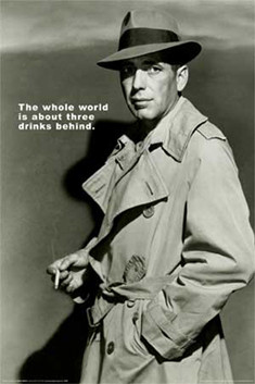Humphrey Bogart Poster measures 24