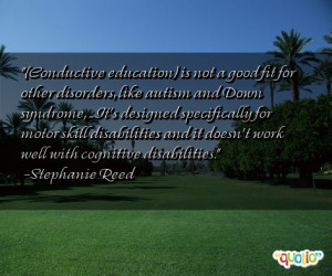 Conductive education) is not a good fit