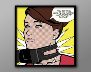 Archer Inspired Pop Art Cheryl Tunt Quote Print // by TheGeekerie on ...