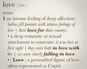 Definition Of Love The definition of love