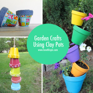 Garden Crafts Using Clay Pots