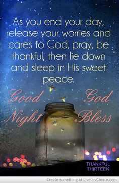 Good Night God Bless picture created by Lorri McCallum. Image tagged ...