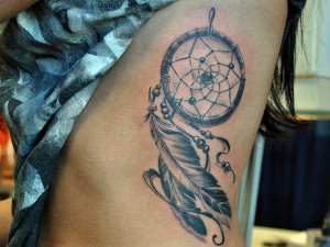 Artistic Dreamcatcher Tattoo