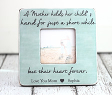 Mom Gift Personalized Picture Frame Mom Mum Custom Gift Quote Frame ...