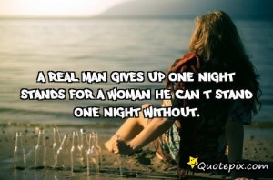 Man Gives Up One Night Stands For A Woman He Canâ%uFFFD%uFFFDt Stand ...