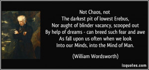 Not Chaos, not The darkest pit of lowest Erebus, Nor aught of blinder ...