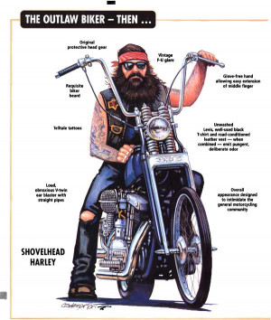 The Outlaw Biker - Then and Now