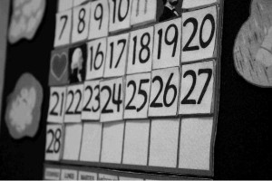 Calendar Small Black And White
