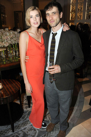 glamour celebrity pictures today agyness deyn and ed stoppard at a